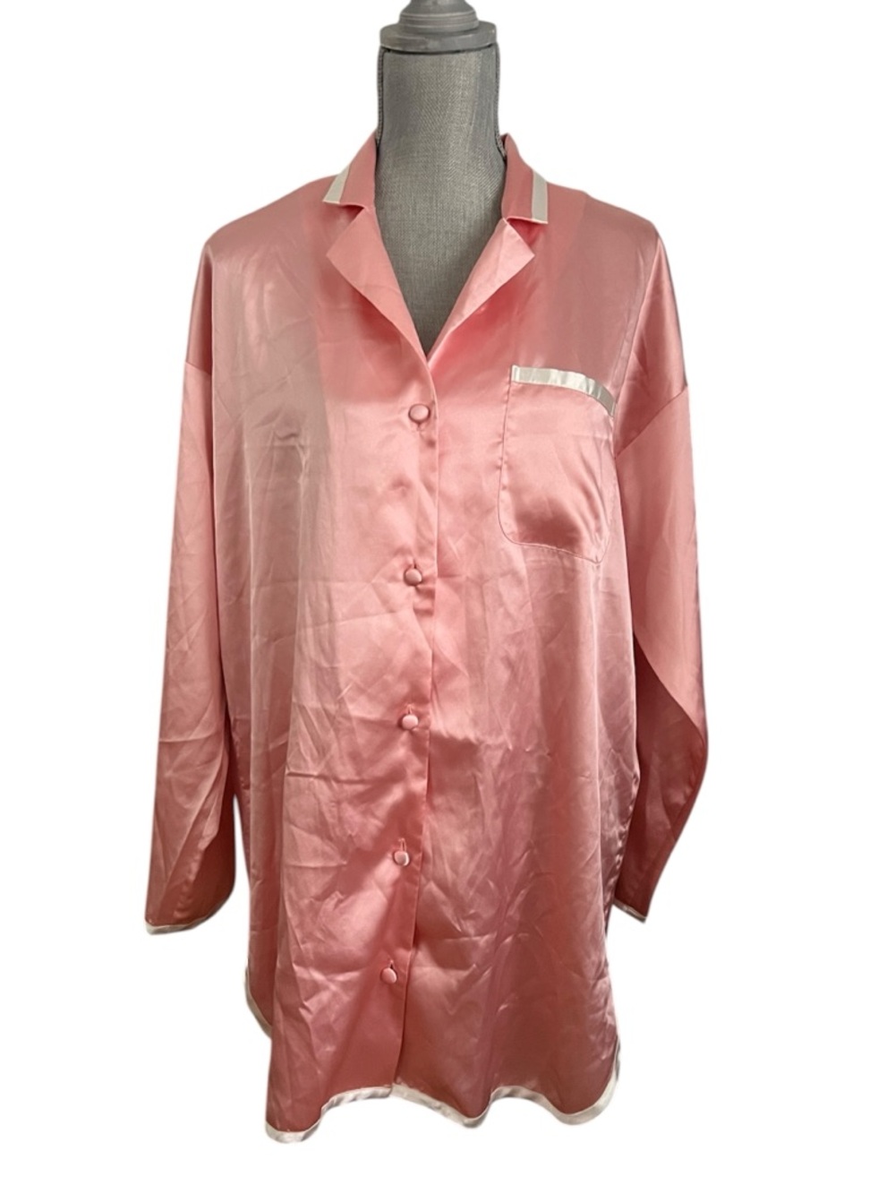 Victoria’s Secret Pink Satin Sleep Shirt